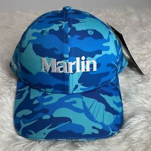 Marlin Bluefin Camo Hat New
